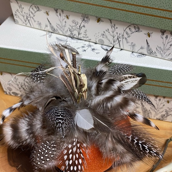 Modern orange Farmhouse fall pumpkin decor handmade - Picture 3 of 3